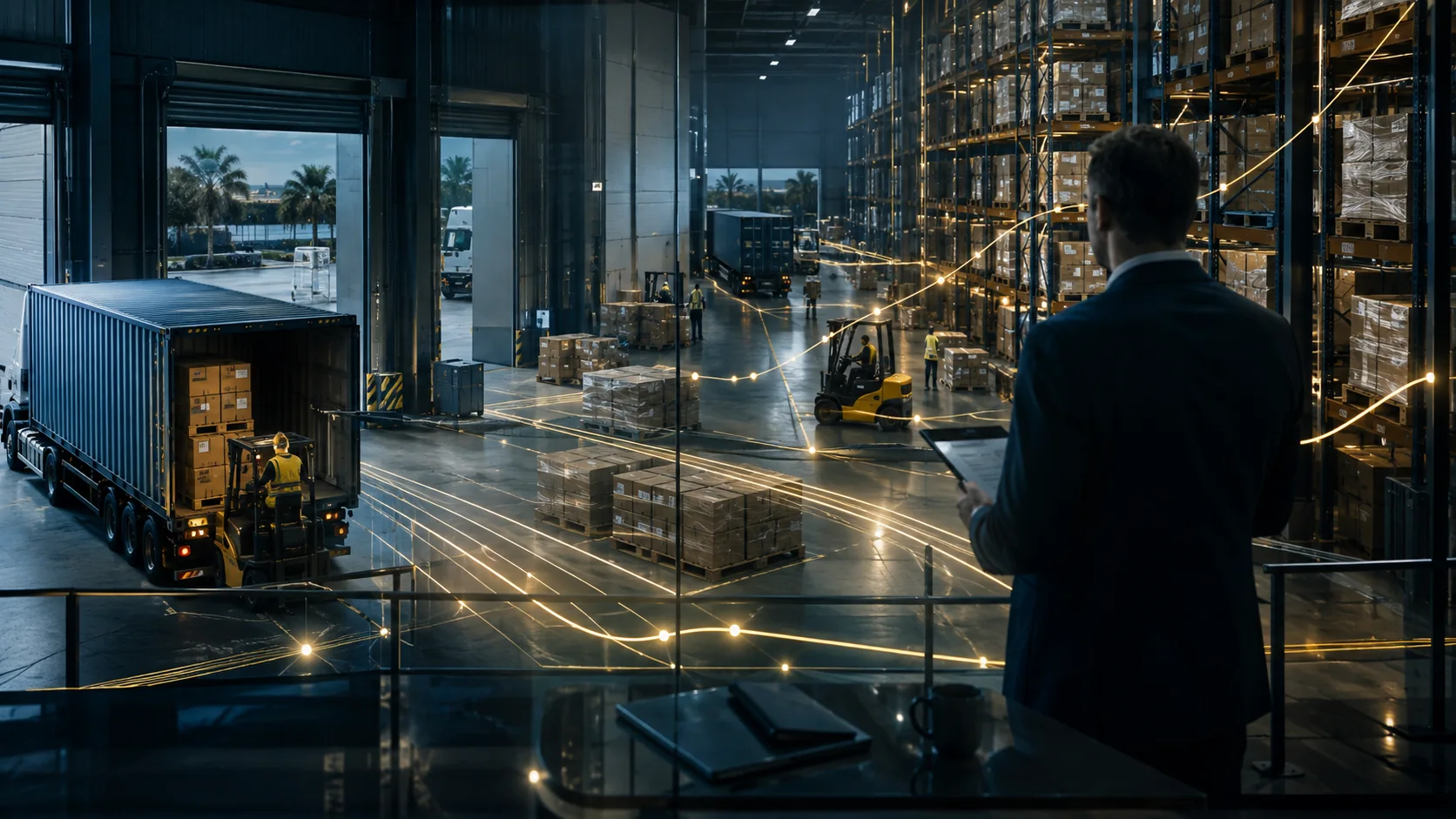 Florida distribution operation integrating inventory, warehouse activity, cash controls and management reporting.